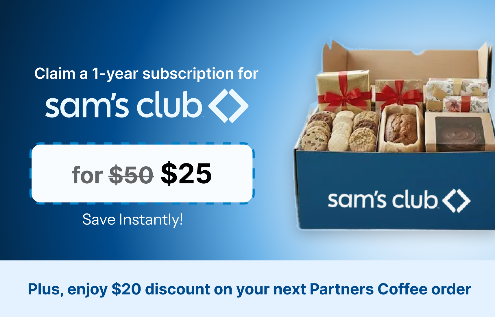 Partners Coffee post-purchase reward unit