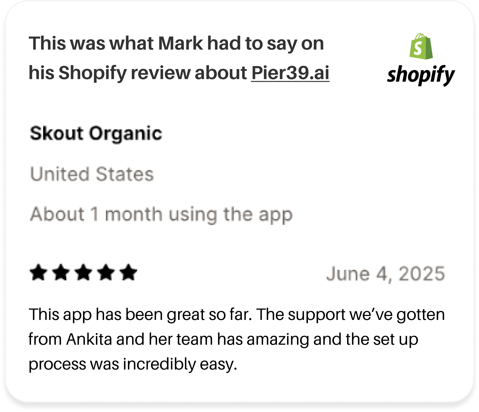 Skout Organic Testimonial 2
