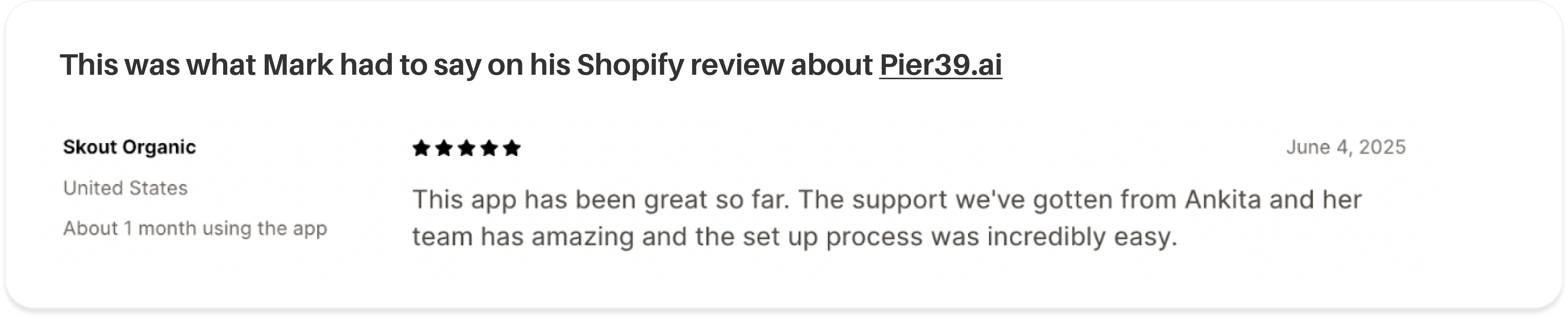Skout Organic Testimonial 2